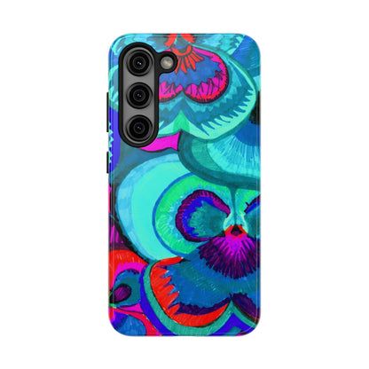 Vibrant Floral Tough Phone Cases