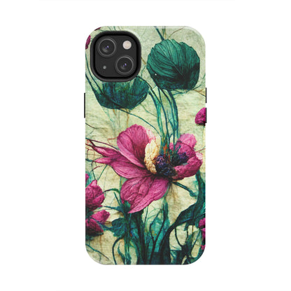Patty's Plum Oriental Poppy Tough Phone Cases