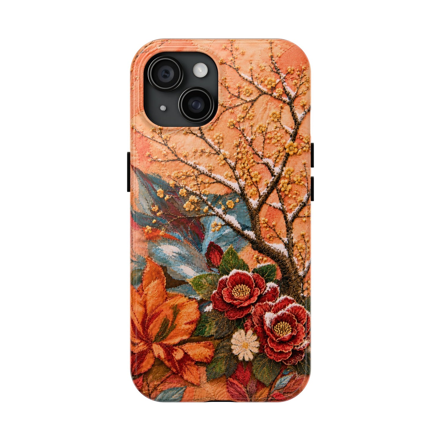 A Flower in Winter - Floral Vintage Tough Phone Case