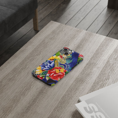 Artistic Floral Slim iPhone Cases
