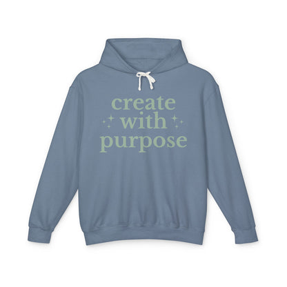 Create With Purpose - Unisex Lightweight Hoodie