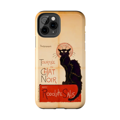 Art Nouveau: The Chat Noir (Black Cat) Tough Phone Cases