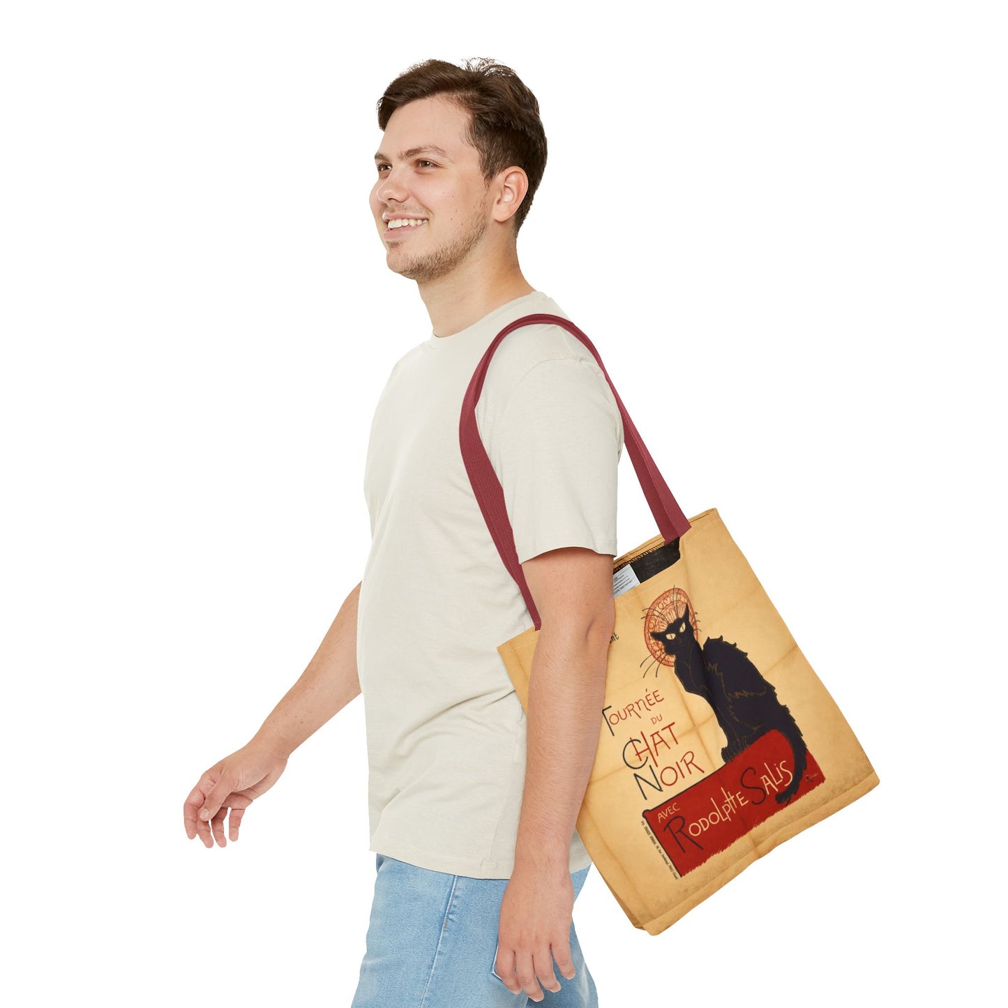 Art Nouveau: The Chat Noir (Black Cat) Tote Bag