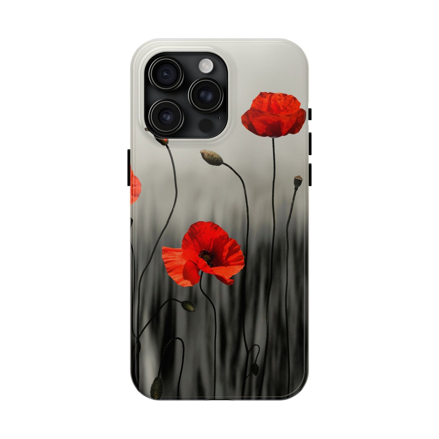 Poppy Modern Art Tough Phone Cases