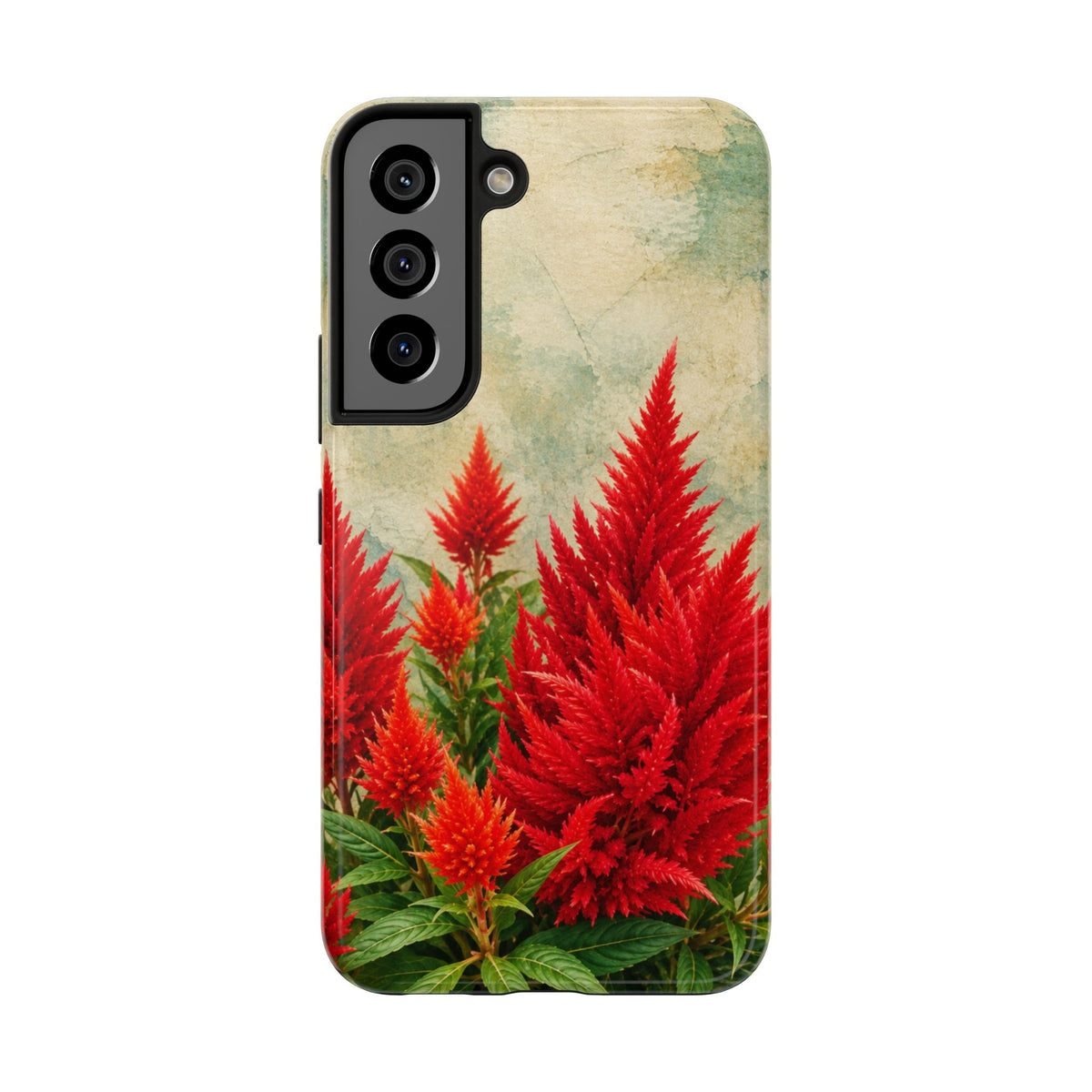 Scarlet Celosia Tough Phone Cases (iPhones & Samsung)