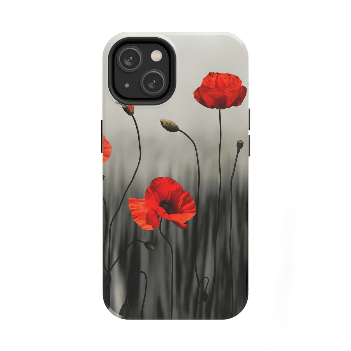 Poppy Modern Art Tough Phone Cases
