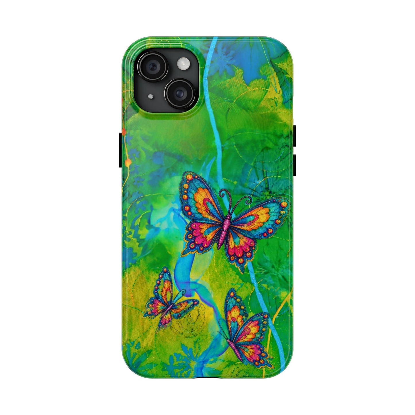 Morning Meditation - Butterfly Garden Tough Phone Case