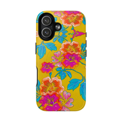 Golden Garden Bloom MagSafe Phone Cases