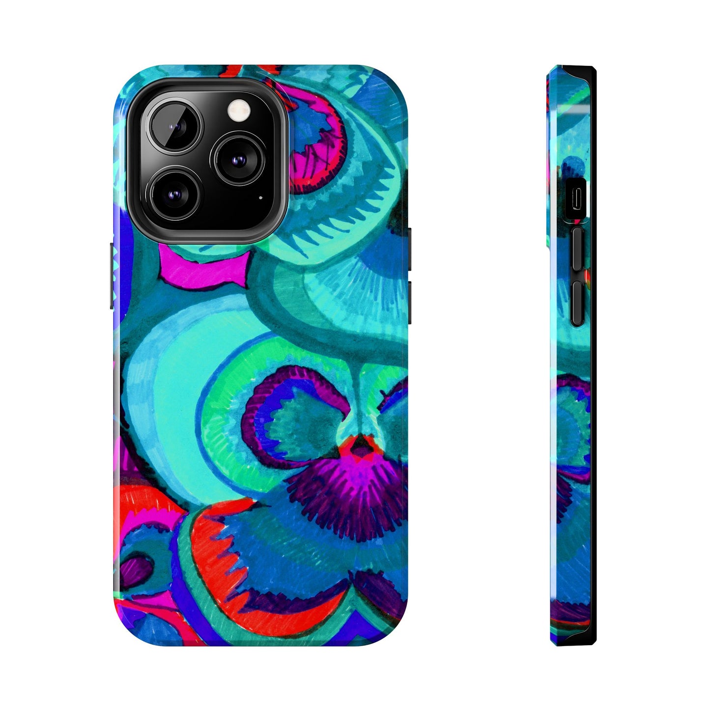 Vibrant Floral Tough Phone Cases
