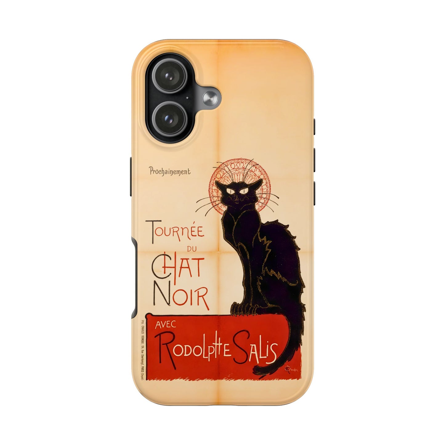 Art Nouveau: The Chat Noir (Black Cat) Tough Phone Cases