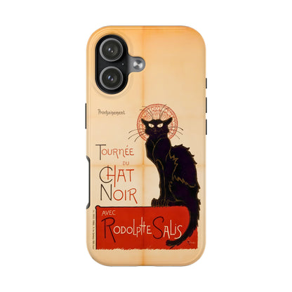 Art Nouveau: The Chat Noir (Black Cat) Tough Phone Cases