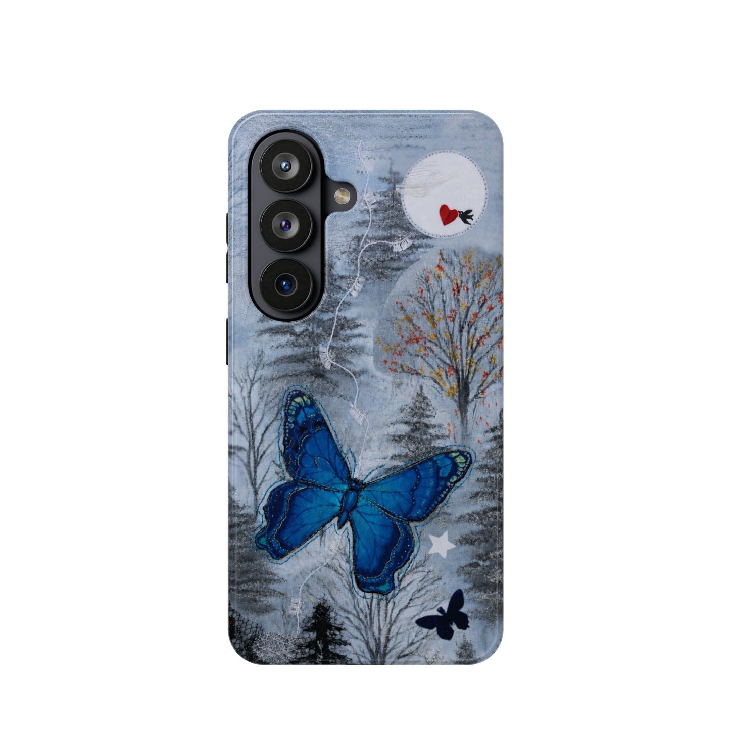 Blue Butterfly Magnetic Phone Case – Samsung Galaxy S26