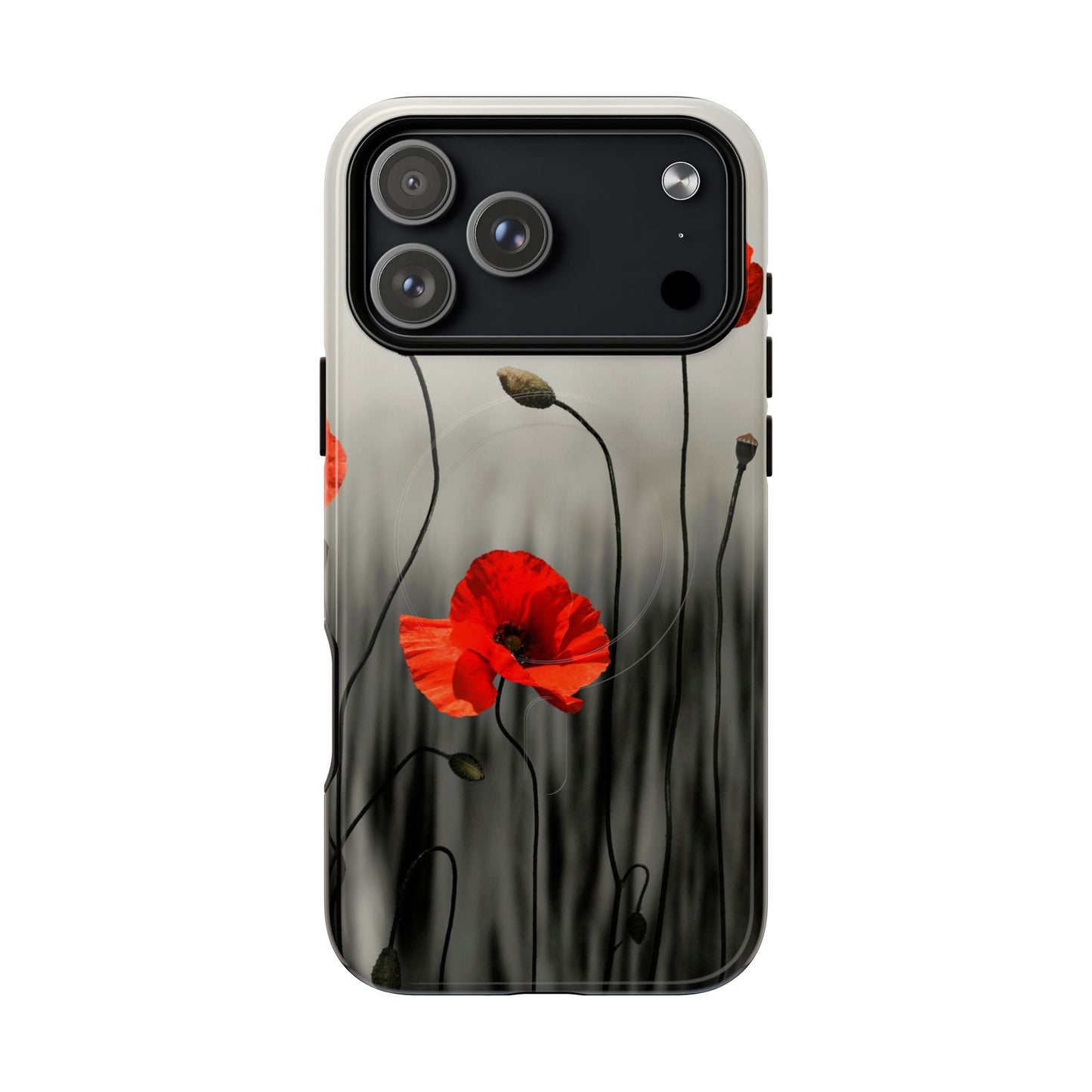 Poppy Modern Art MagSafe Phone Cases