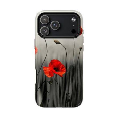 Poppy Modern Art MagSafe Phone Cases