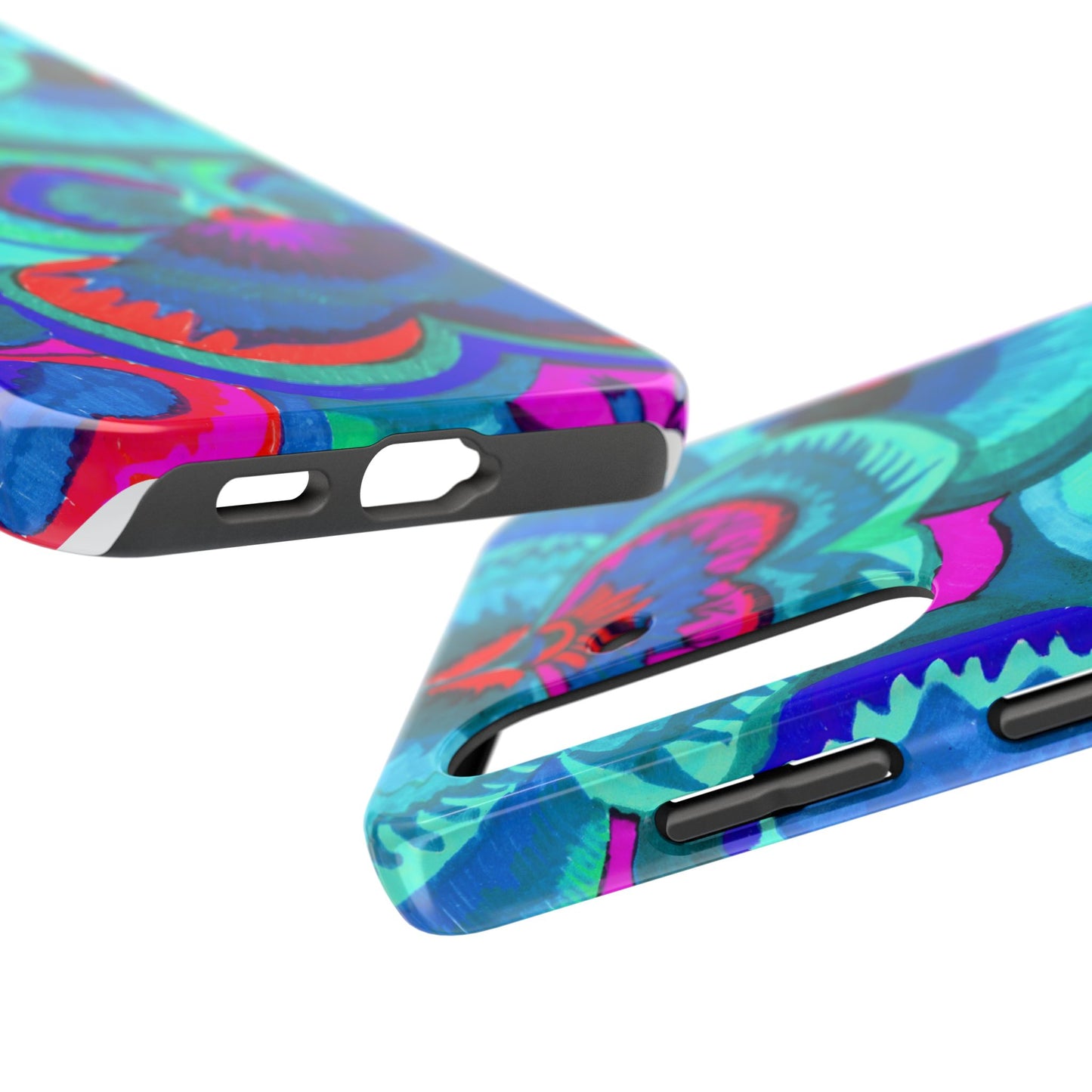 Vibrant Floral Tough Phone Cases