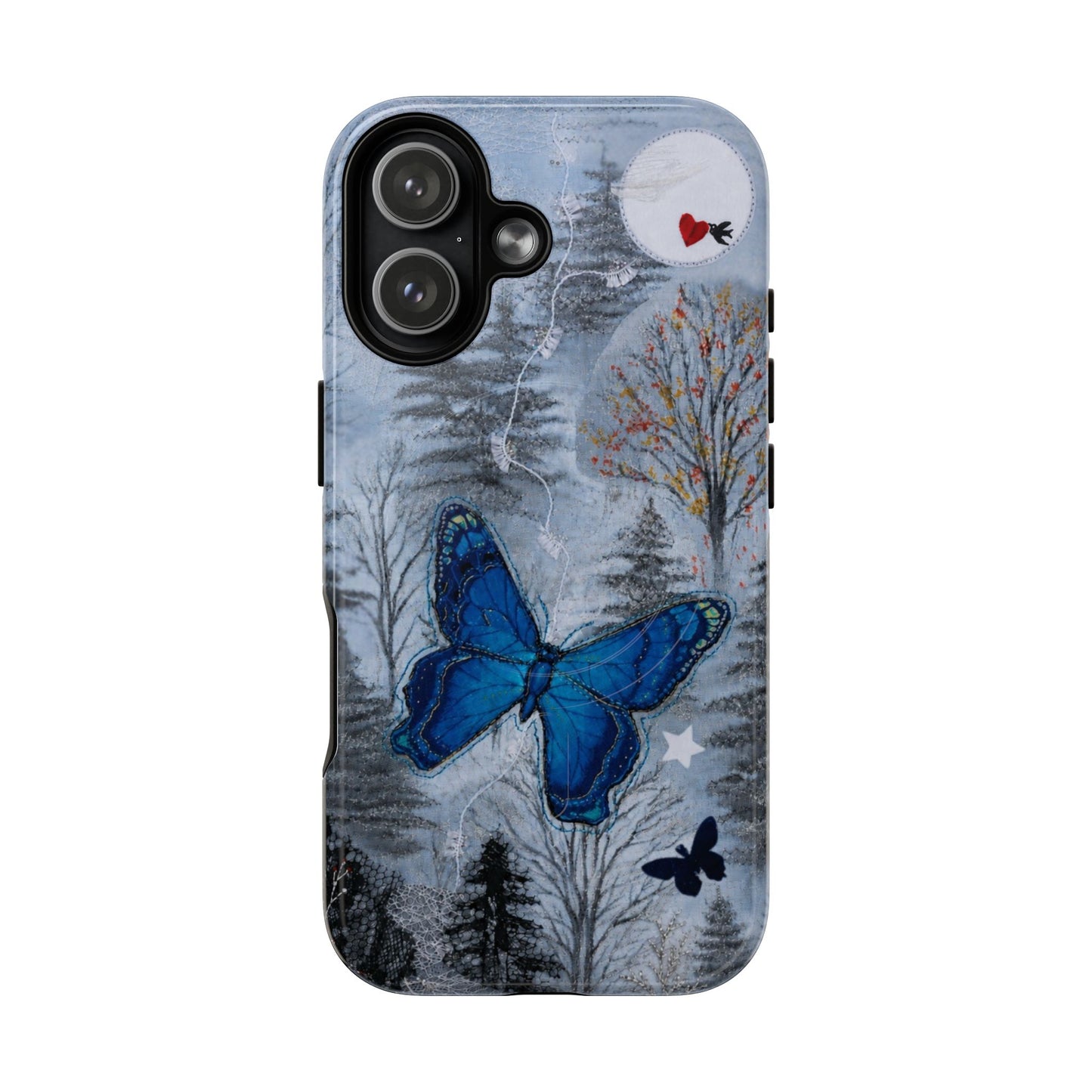 Blue Butterfly MagSafe Phone Cases