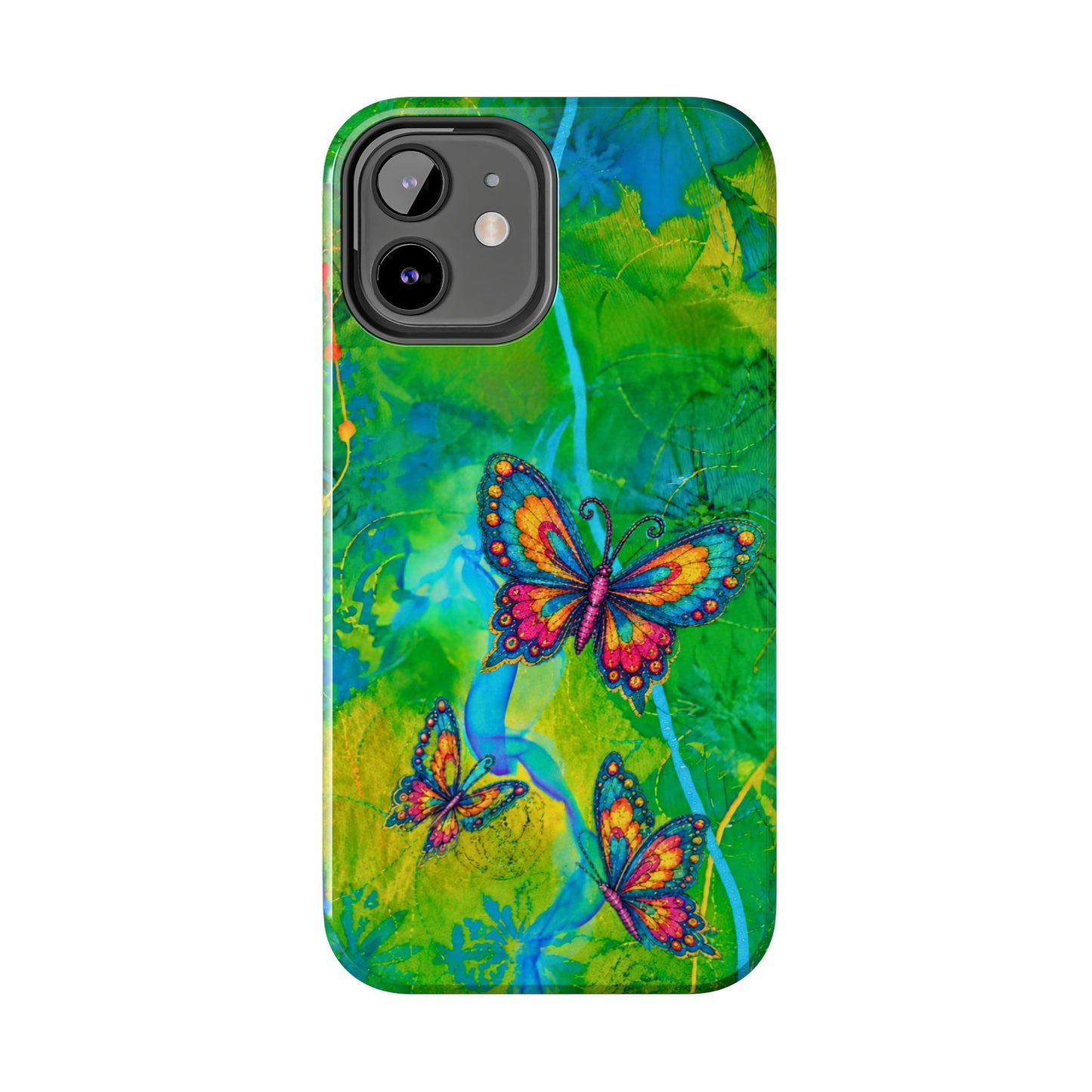 Morning Meditation - Butterfly Garden Tough Phone Case