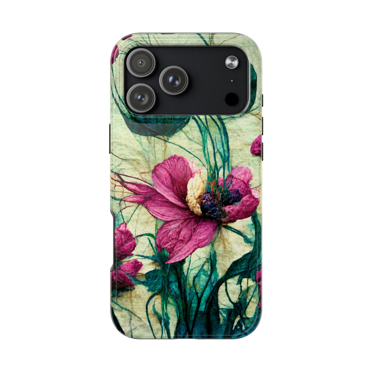 Patty's Plum Oriental Poppy Tough Phone Cases