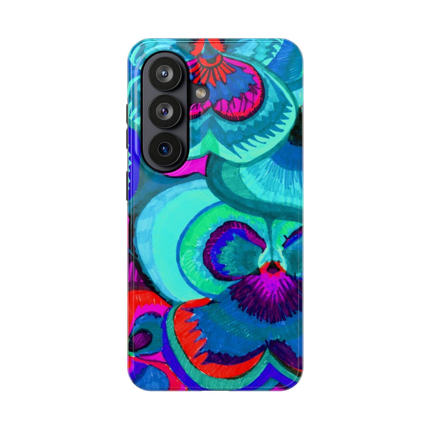 Vibrant Floral Tough Phone Cases
