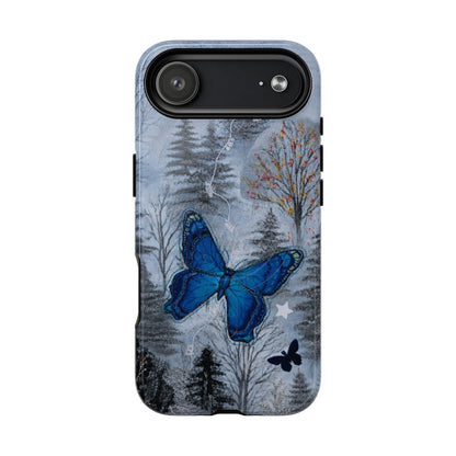 Blue Butterfly MagSafe Phone Cases