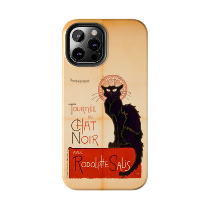 Art Nouveau: The Chat Noir (Black Cat) Tough Phone Cases
