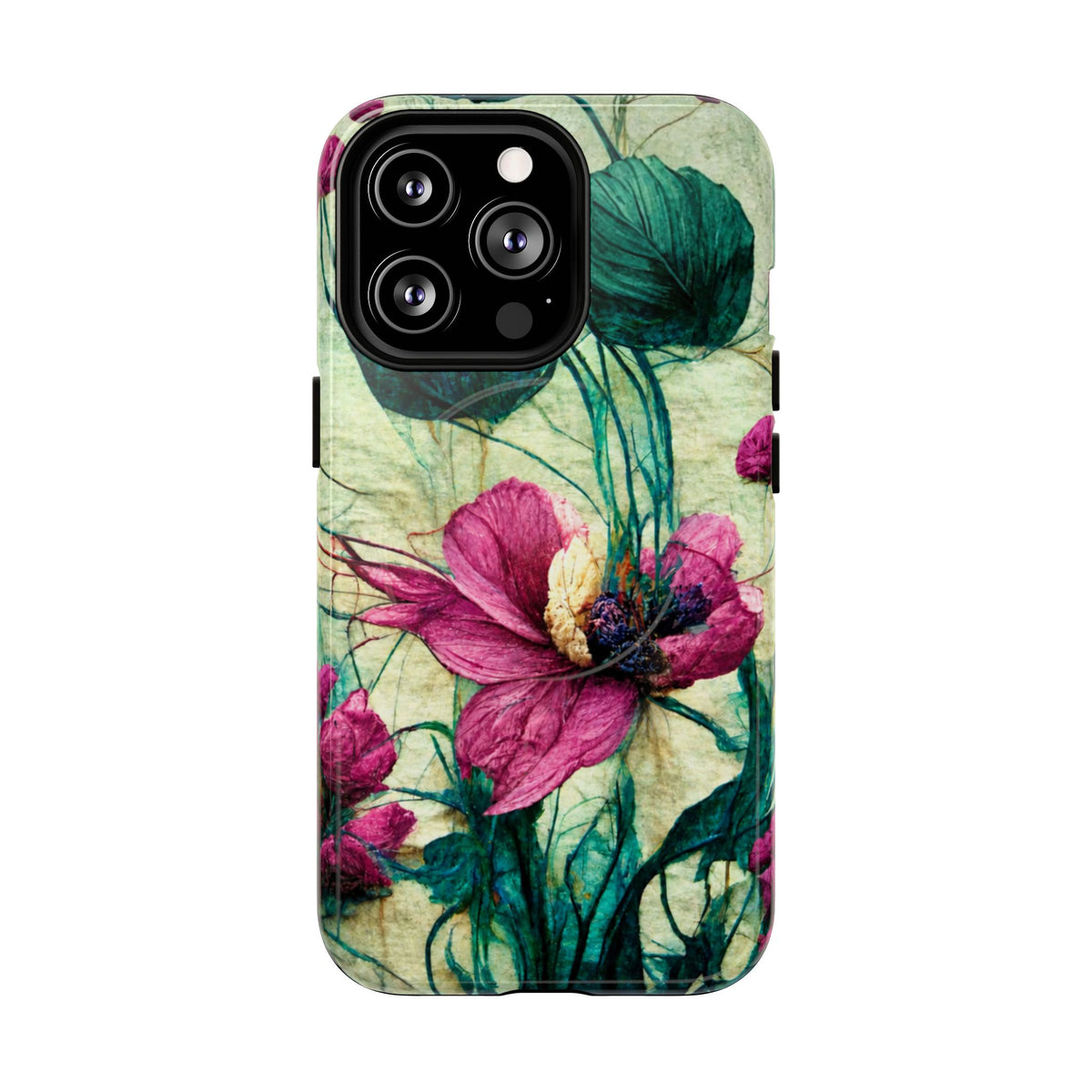Patty's Plum Oriental Poppy Tough Magnetic Phone Cases for iPhone