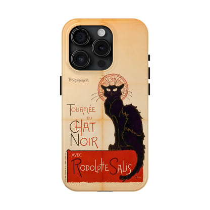 Art Nouveau: The Chat Noir (Black Cat) Tough Phone Cases