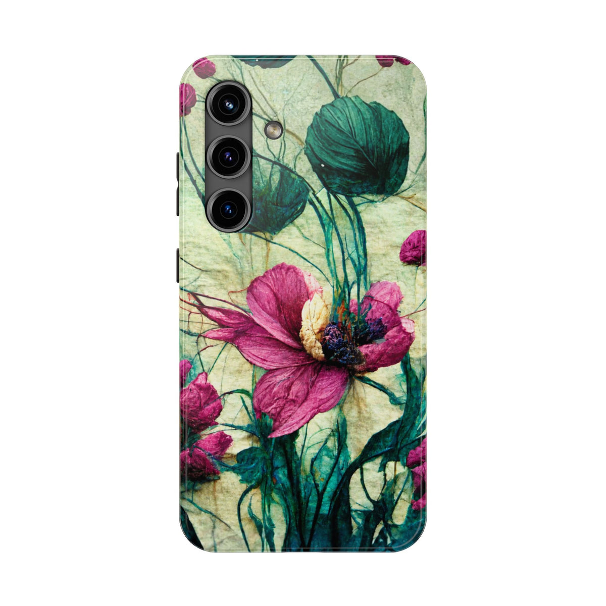 Patty's Plum Oriental Poppy Tough Phone Cases