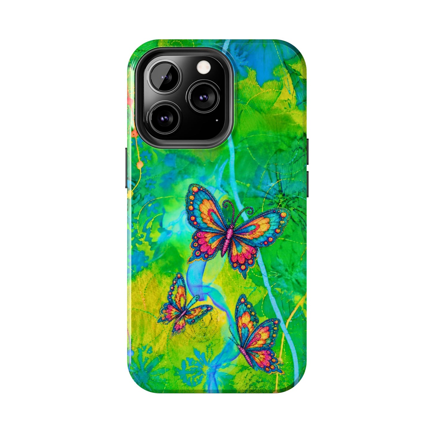 Morning Meditation - Butterfly Garden Tough Phone Case