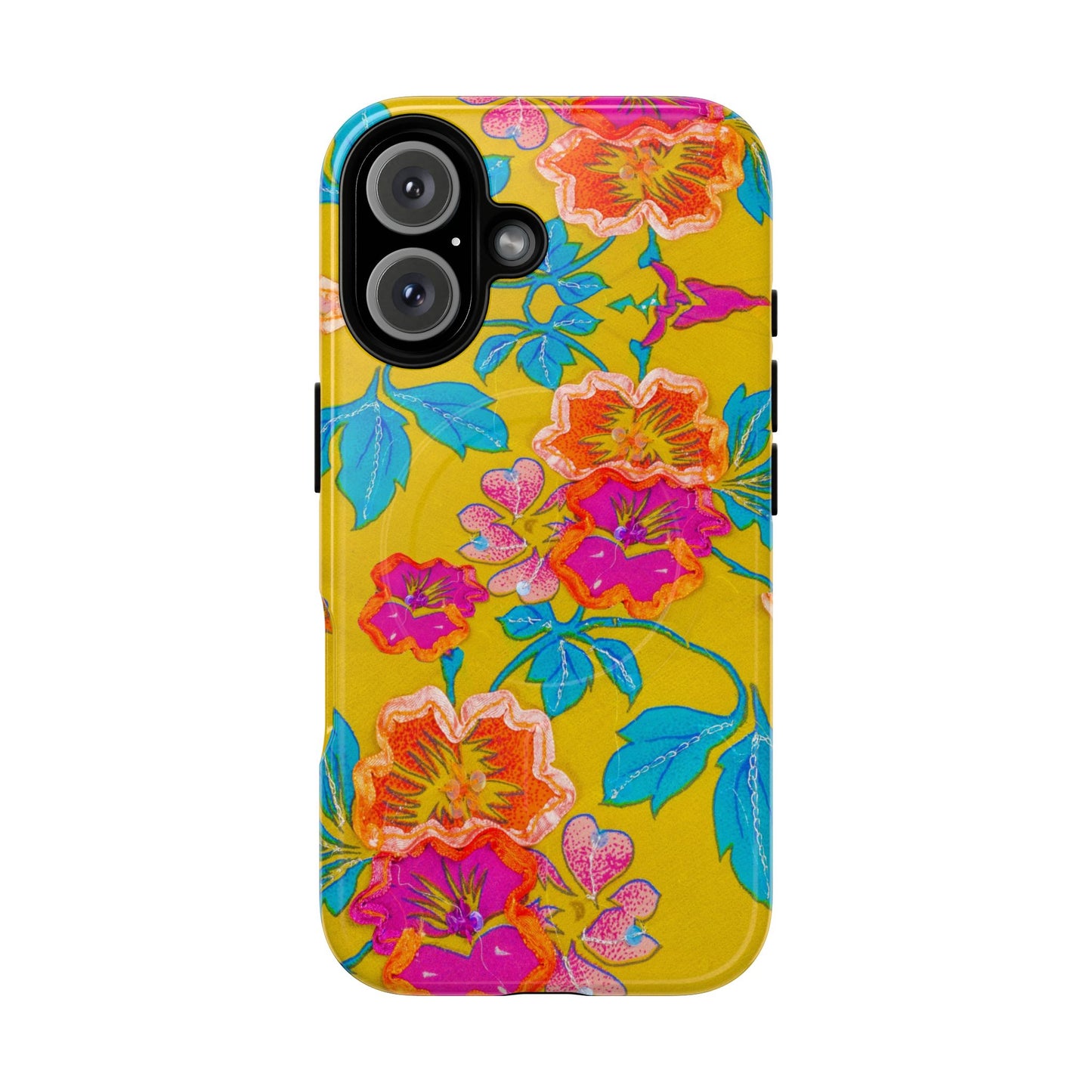 Golden Garden Bloom MagSafe Phone Cases