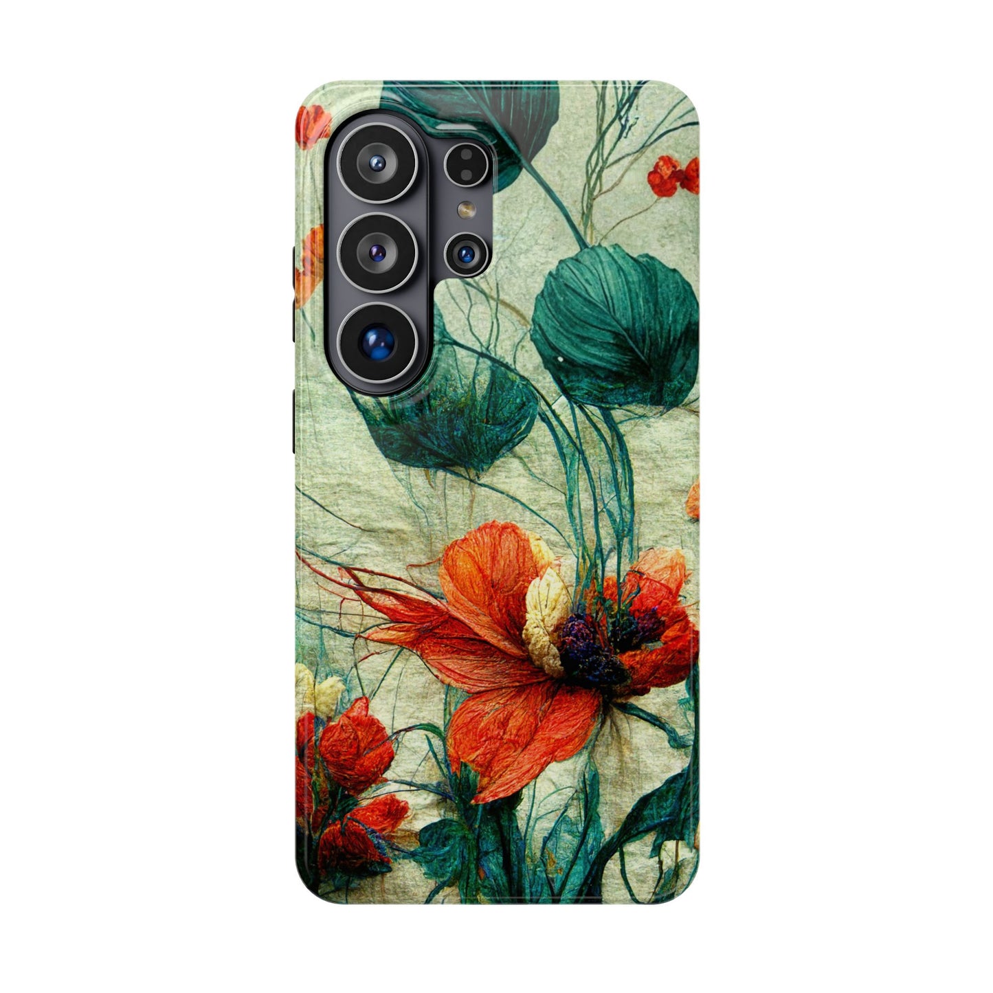 Red Flower Magnetic Phone Case – Samsung Galaxy S26
