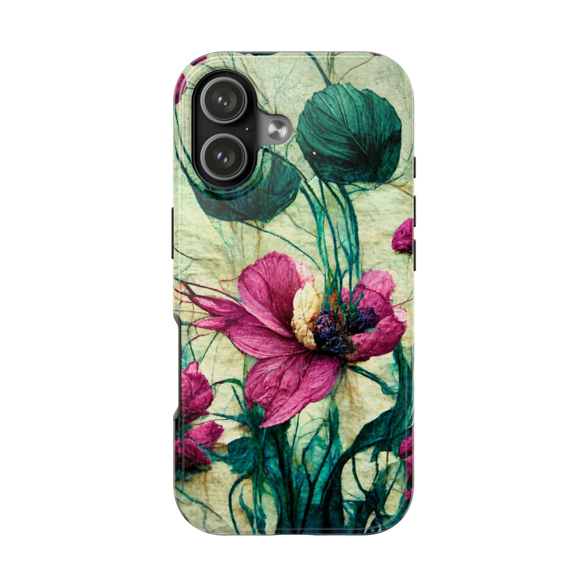 Patty's Plum Oriental Poppy Tough Phone Cases