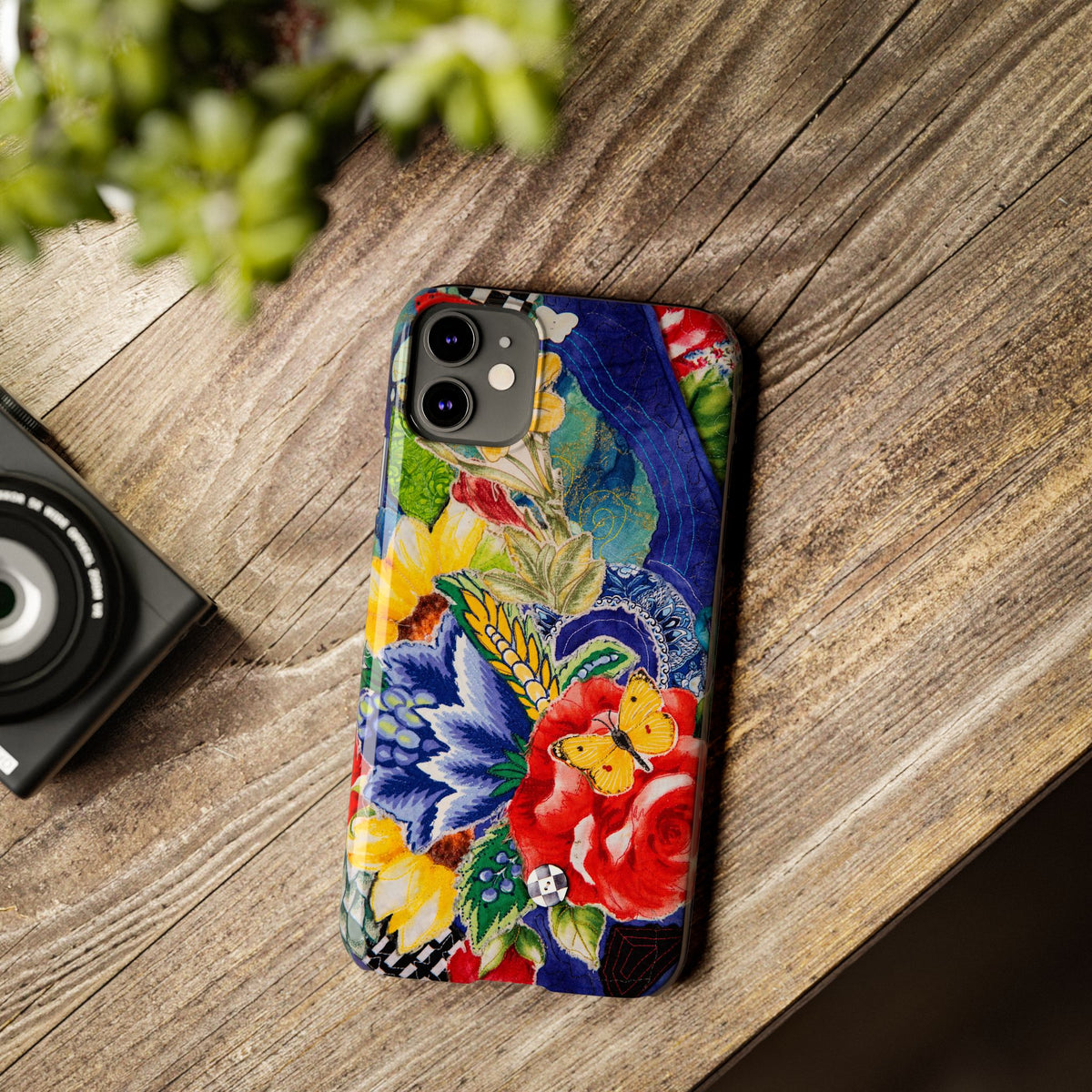 Artistic Floral Slim iPhone Cases